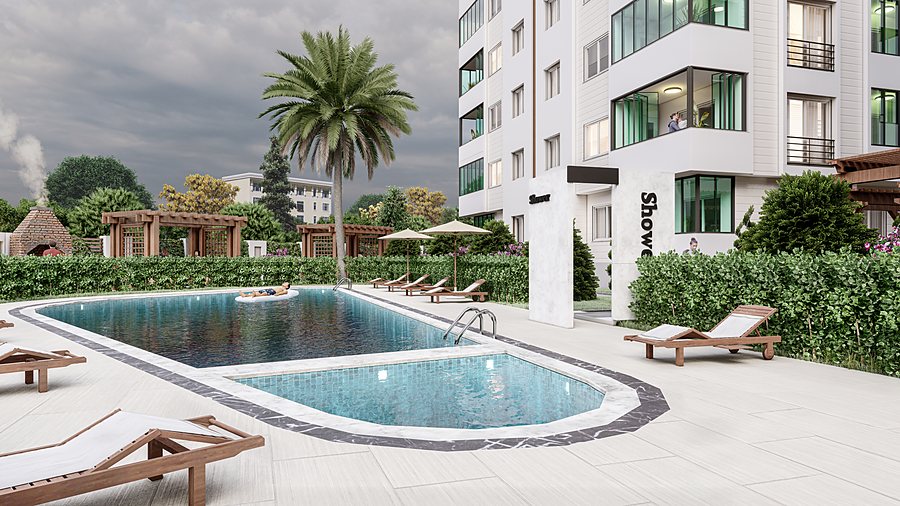Prestij Konutları — Yüzme Havuzu