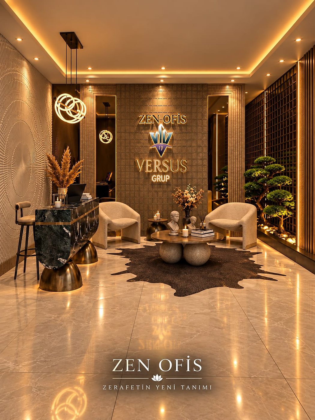 Zen Ofis — Karşılama & Lobi